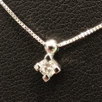 Collana Vidali Gioielli Donna in Oro bianco Diamante 0.07 Ct COOR-13-34 - COOR-13-34